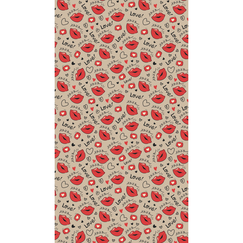 2046148 LOVE/KISSES TRANSFER SHEET 30X40CM 30 PCES ***S/CD***