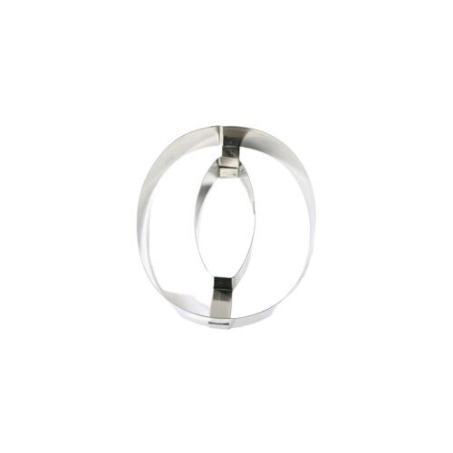 NUMBER 0 MOLD STAINLESS STEEL 30CM HT4CM