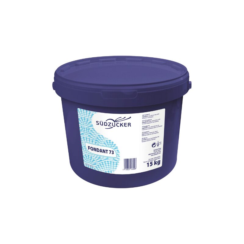 WHITE FONDANT LEBBE 73% SUCROSE BUCKET 15KG