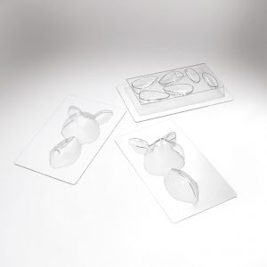074108 PCB MOLDS TEDDY RABBIT FOR 4 SUBJECTS 12PCES***S/CD***