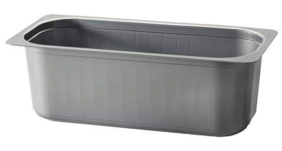 ALCAS - CADY GREY PLASTIC ICE CREAM TUB 4.75 L