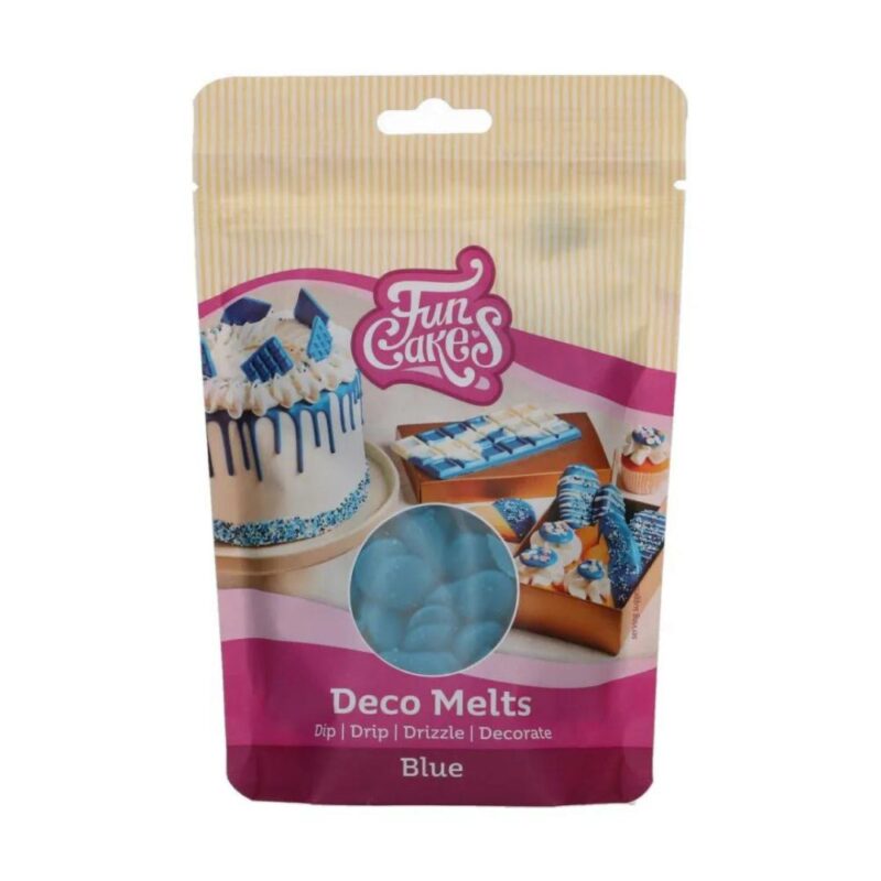 FUNCAKES DECO MELTS BLUE 250GR