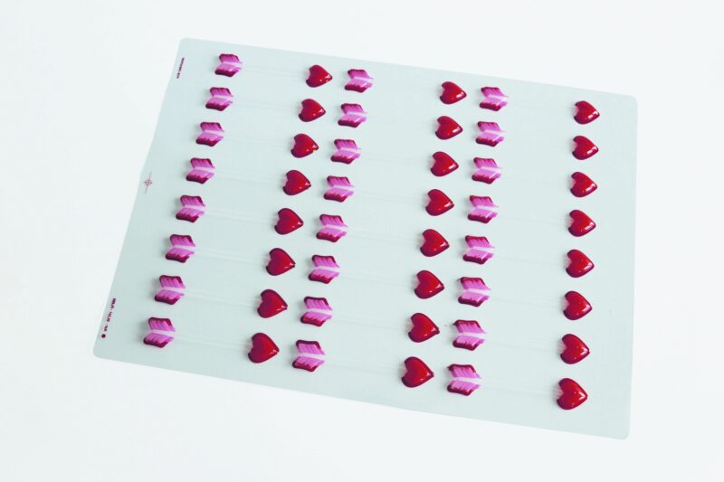 060454 PCB BLISTERS CUPIDO PIJLEN 48 PRINTS 10,4X2 CM 2 STUKS ***s/cd***