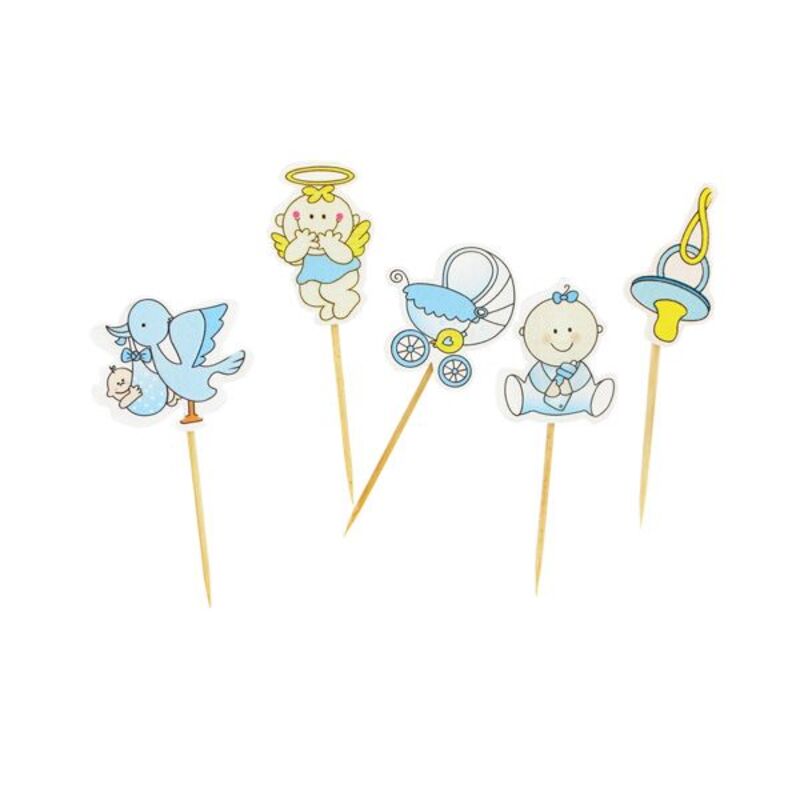 2D DECOR ON BIRTH PIC BOY 45MM 10PCS