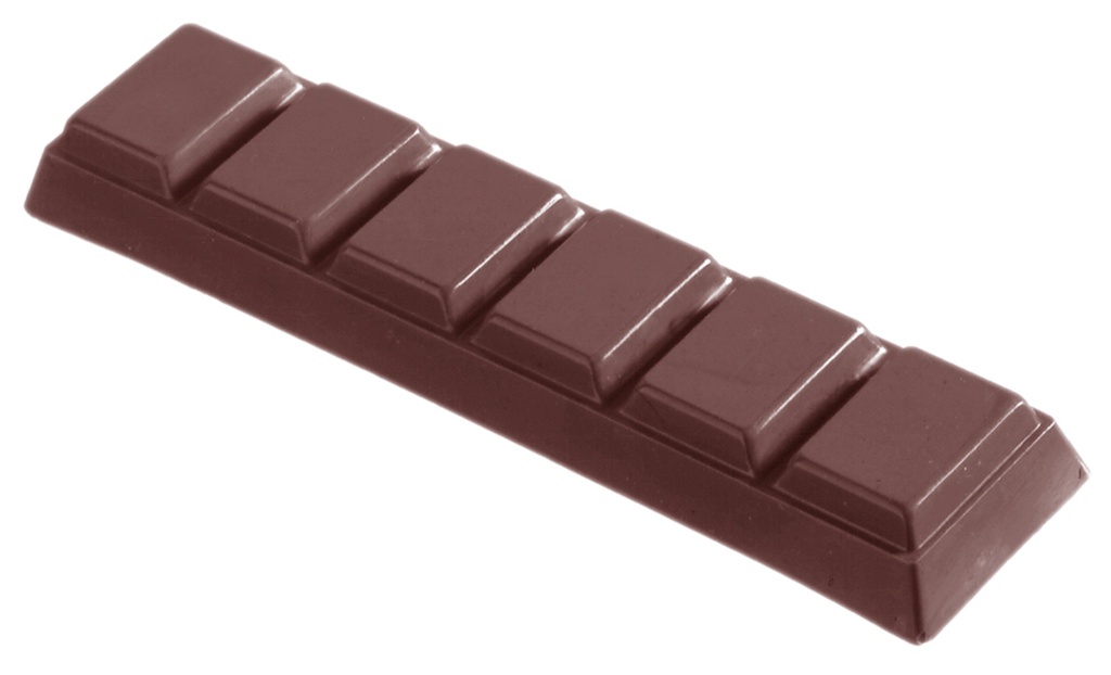 CW1132 1X7 CHOCOLADESTICKVORM -- 50GR