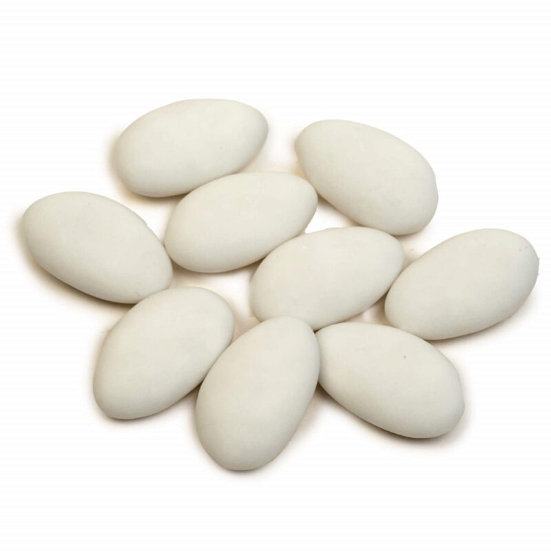 VANPARYS DRAGEE WHITE MATTE CHOCOLATE 1KG