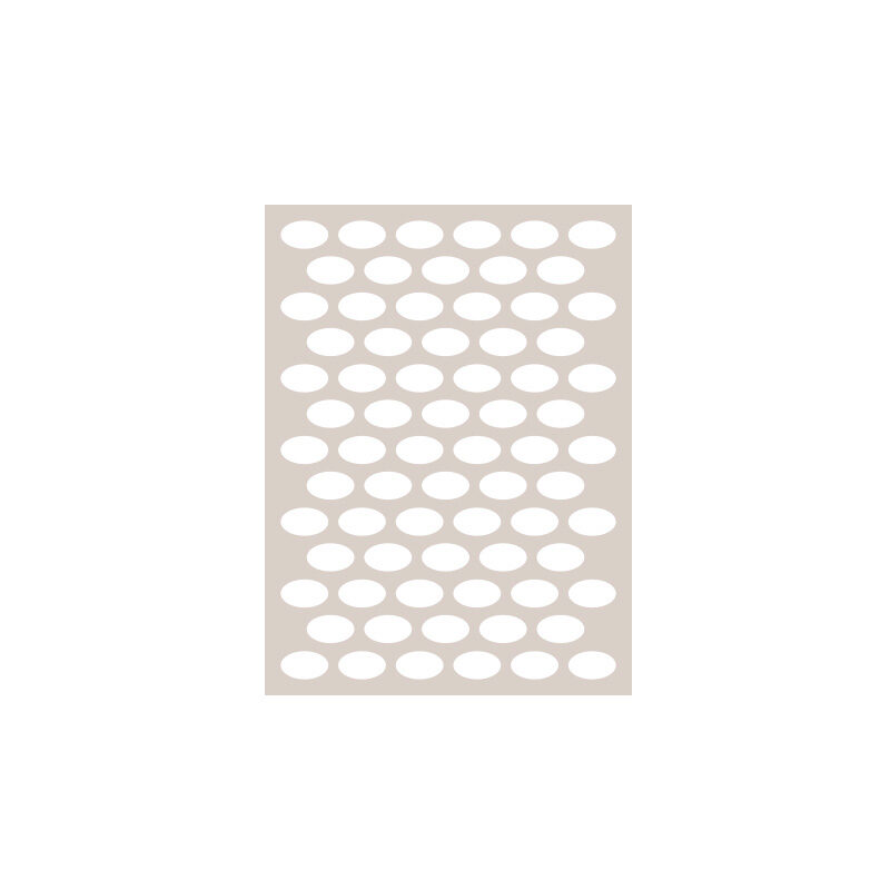 95166 MAT OVAAL 3,9X2,3 CM 4 STUKKEN = DOOS