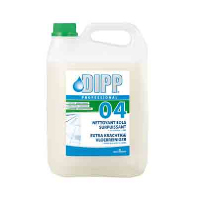DIPP 04 ZEEP VLOERREINIGER GECONCENTREERD 5L = VAT
