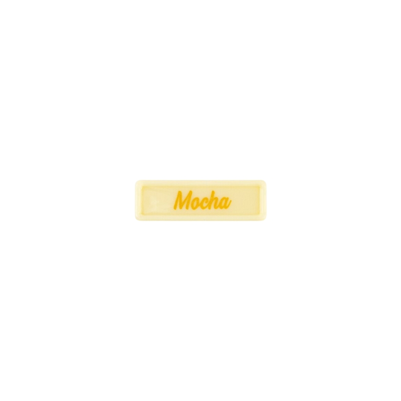 2002457 PLAQUETTE MOCHA 3,8X1,2 CM 300PCS ***S/CDE***