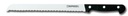 FISCHER BREAD KNIFE 23CM STAINLESS STEEL HANDLE ON BLACK MOLD 330-23