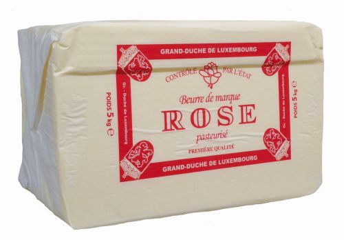 BEURRE FRAIS LA ROSE LUXLAIT EN BLOC 5KG