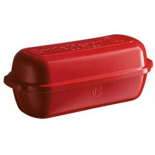 EMILE HENRY RODE LANDBROODVORM 39,5X16X15CM - 4,5L