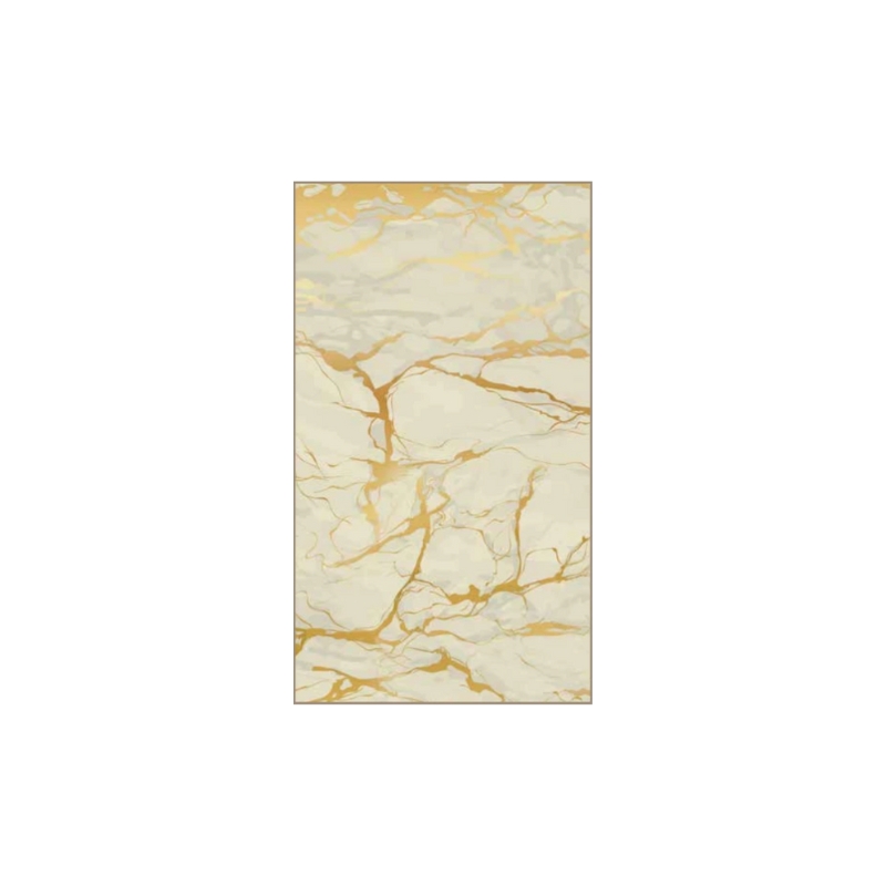 1081091 TRANSFERT MARBLE GOLD 30X40 CM 12PCS ***S/CDE***