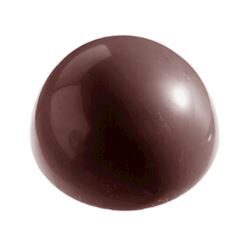 HALF SPHERE CHOCOLATE MOLD 80MM CW2254 2X3 -- 162GR