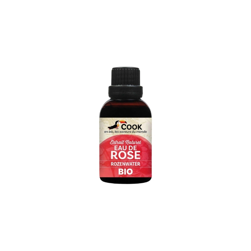 COOK EXTRAIT D'EAU DE ROSE BIO 50ML