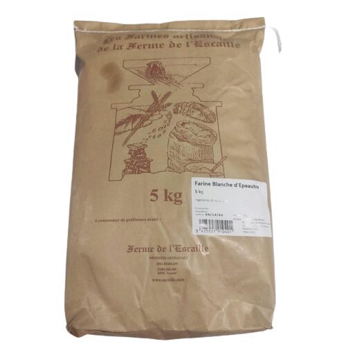 WHITE SPELT FLOUR FERME DE L ESCAILLE 5KG