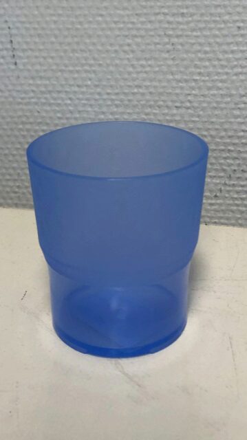 POLY CUP GLASS 20CL BLUE