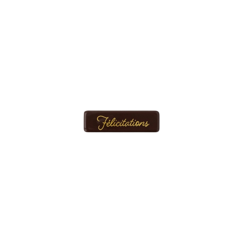 2001343 FÉLICITATIONS 4,5X1,3 CM 250PCS ***S/CDE***