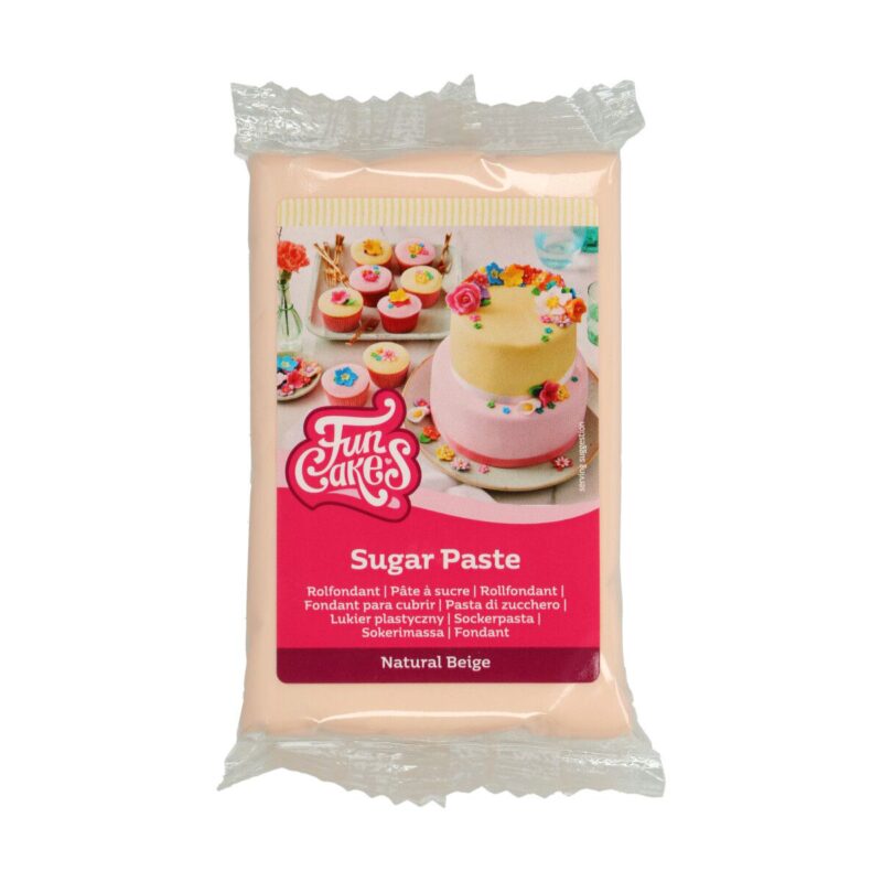FUNCAKES SUGAR PASTE FLESH 250GR