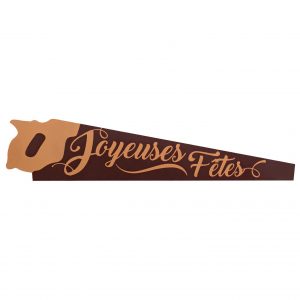 060475 PCB CN SAWS JOYEUSES FÊTES 11X2.5 CM 90PCS ***S/CD***