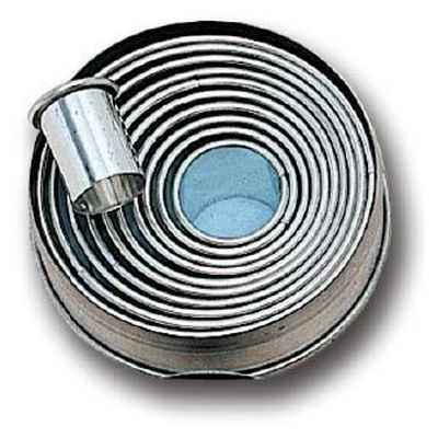 8-PIECE PLAIN ROUND COOKIE CUTTERS FROM 2 TO 9CM