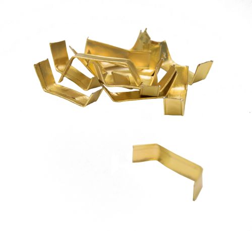 GOLD CLIP ATTACHMENT 45MM 100 PCES