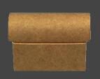 MINI COFFRET POUR 2 PRALINES KRAFT67X37X50MM PAQUET DE 10 PCES
