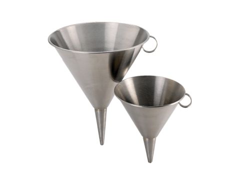 ENTONNOIR INOX DIAMETRE 12 CM AVEC FILTRE