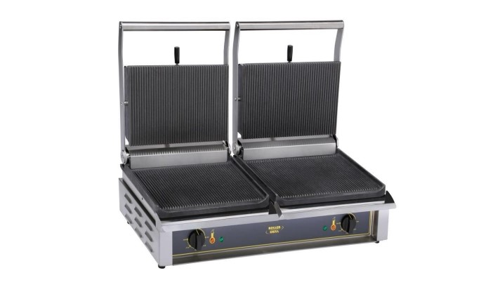 ROLLERGRILL PANINI DUBBELE GROOVE 6000W/380-3