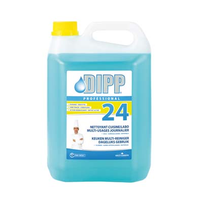 DIPP 24 MULTIFUNCTIONELE GECONCENTREERDE KEUKENREINIGER 5L = DOOS