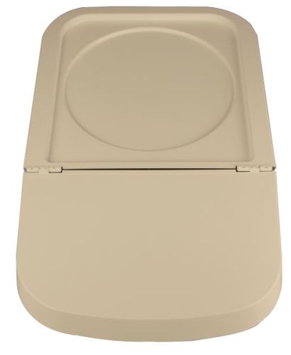 40L IVORY INGREDIENTS CONTAINER LID 43 X 73 CM