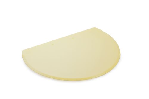 PLASTIEK DEEGKRABBER HALF ROND STIJF 16X12CM