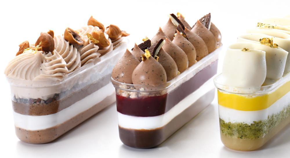 "ECLAIR" VERRINE RECYCLABLE PLASTIC 137 X 37 H 41MM CAP. 120 ML PACK OF 100PC FOST+ INCLUDED
