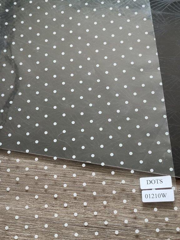 +EASY CUTTING BOX AVEC FILM PP TRANSPARENT POINTSBLANCS 60CMX50M
