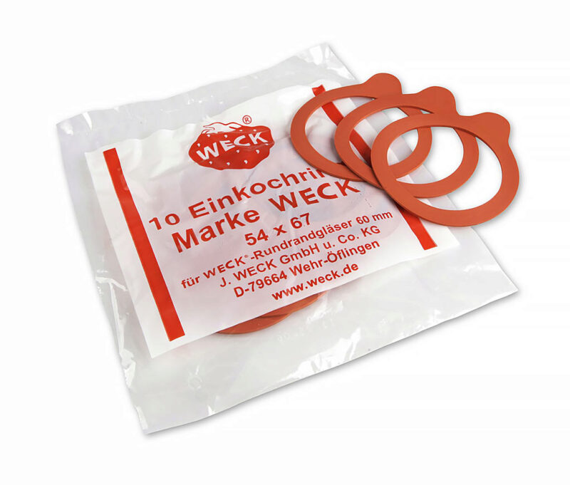 WECK JOINTS FOR JARS 54 X 67 -10P