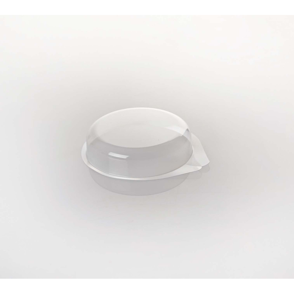 087010 PCB RONDE PLATTE AFGERONDE ENTREMET MALLEN VOOR 100 STUKS Ø 14 CM D. 3,5 CM 100 STUKS ***OP BESTELLING***