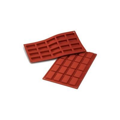 SILIKOMART SF025 MOULE 20 MINI FINANCIERS 49X26 H 11MM 20ML ML ANTI-ADHESIF GN1/3 -50° À 250°