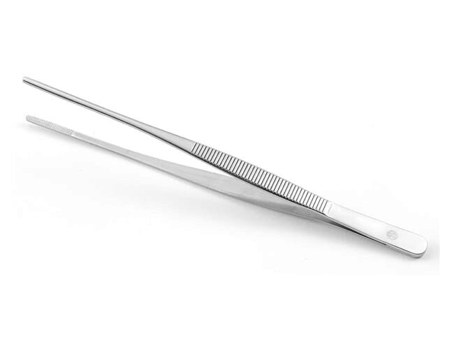 LACOR STAINLESS STEEL DRESSING TONG 30CM STRAIGHT