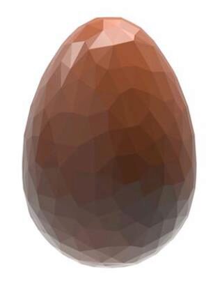 CHOCOLATE MOLD CRYSTAL EGG 33 MM CW1891 3X8-- 5.5GR