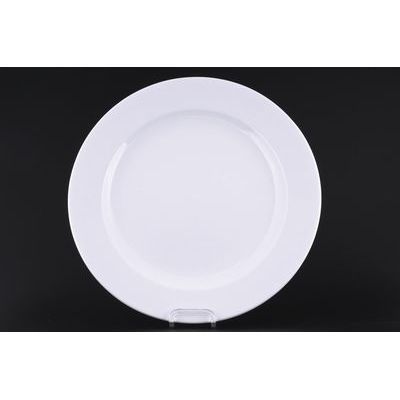 GURAL DELTA ASSIETTE PLATE 30CM  PORCELAINE BLANCHE - 009148