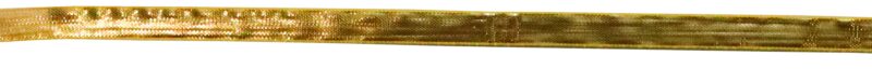 RUBAN "LUREX" OR  10MM X 25M