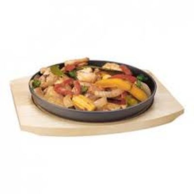 *FDS*SUNNEX ASSIETTE 22CM A/SUPPORT BOIS