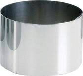 MF CIRKEL IN INOX Ø  6CM HT 6CM PAKKET VAN 6