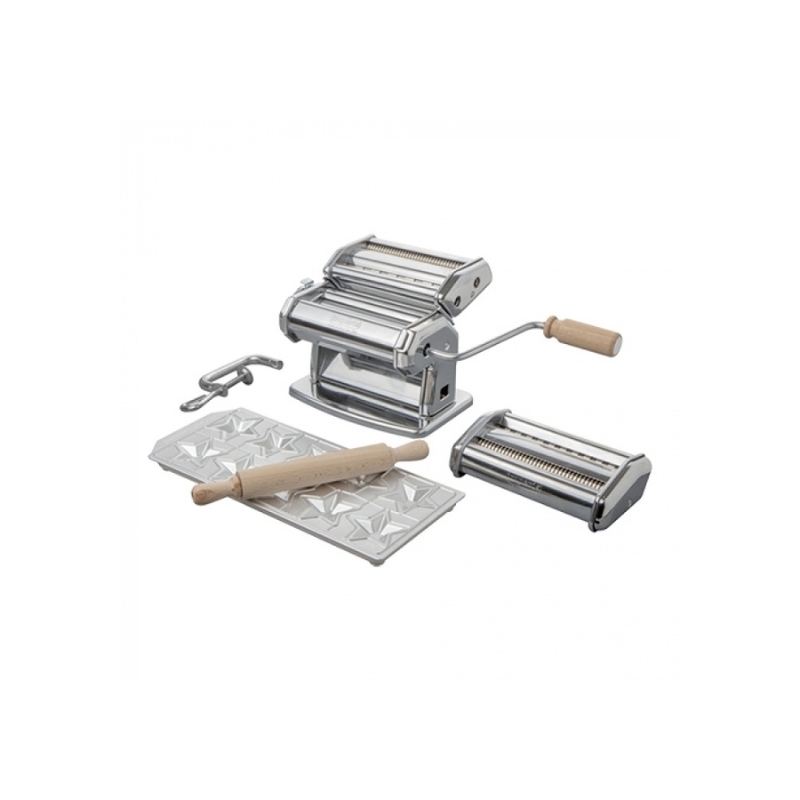 IMPERIA MACHINE À PÂTES LAMINOIR 15CM AVEC ACCESSOIRES