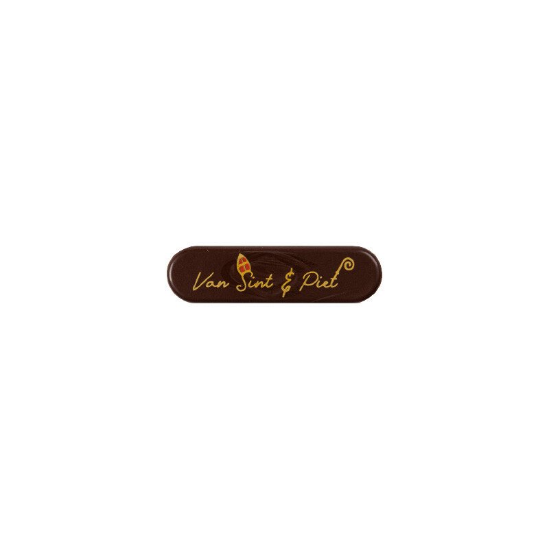 *FF* 2036733 PLAQUETTE VAN SINT PIET CHOCOLAT 50X15MM 256PIÈCES