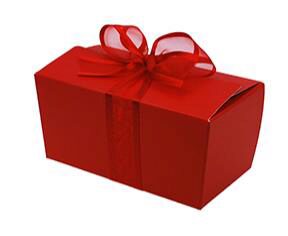 BALLOTIN "COLOR" 375GR  ROUGE FRAISE 126 X 68 X 62MM 25PCES
