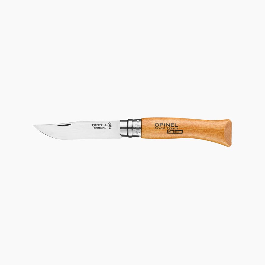 OPINEL COUTEAU DE POCHE CARBONE CLASSIC N°7 ACIER/BOIS
