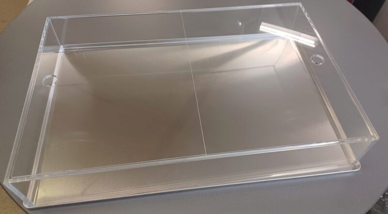 PLEXI BOX/FRAME 60X40HT10 FOR TRAY