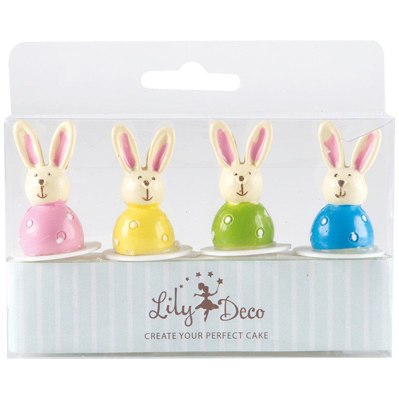 22095 LILY DECO HAASJES 24 STUKKEN = DOOS