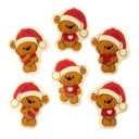15523 BEERTJES 4,5X3,8CM 120PCES ***OP/ORDER***